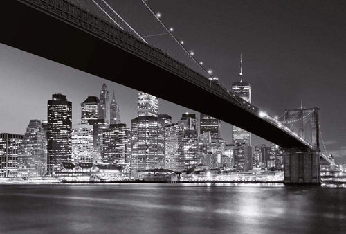 Wizard+Genius Brooklyn Bridge NY Non Woven Wall Mural 384x260cm 8 Panels | Yourdecoration.co.uk