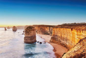 Wizard+Genius Cliff at Sunset in Australia Non Woven Wall Mural 384x260cm 8 Panels | Yourdecoration.co.uk