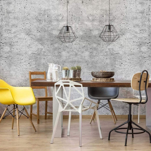 Wizard+Genius Concrete Wall Mural 366x254cm 8 Panels Ambiance | Yourdecoration.co.uk