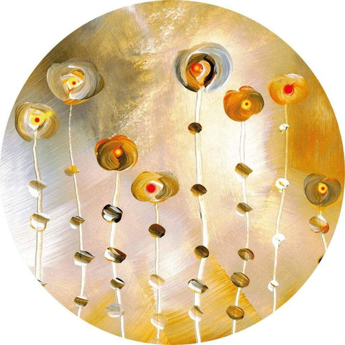 Wizard+Genius Golden Eye Non Woven Wall Mural 140x140cm Round | Yourdecoration.co.uk