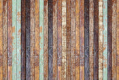 Wizard+Genius Vintage Wooden Wall Non Woven Wall Mural 384x260cm 8 Panels | Yourdecoration.co.uk