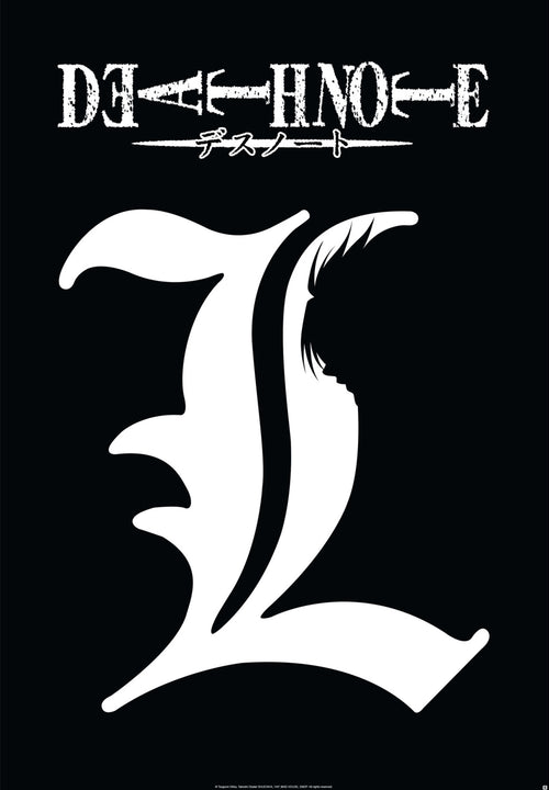 Death Note L Symbol Poster 61X91 5cm | Yourdecoration.co.uk