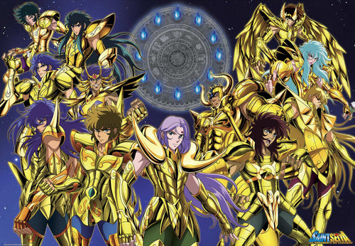 Saint Seiya Gold Saints Nr 1 Poster 91 5X61cm | Yourdecoration.co.uk