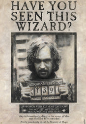 Harry Potter Wanted Sirius Black Poster 61X91 5cm | Yourdecoration.co.uk