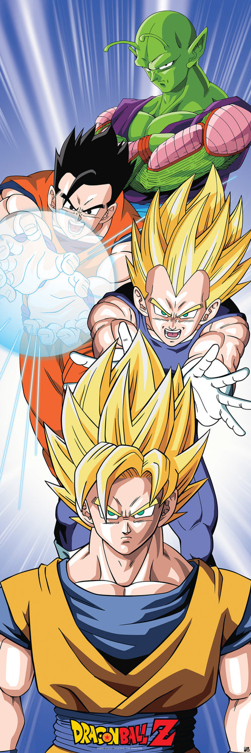 Abystyle Abydco448 Dragon Ball Saiyans Poster 53x158cm | Yourdecoration.co.uk