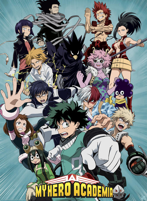 My Hero Academia Heroes Poster 38X52cm | Yourdecoration.co.uk