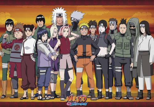 Naruto Shippuden Konoha Ninjas Poster 91 5X61cm | Yourdecoration.co.uk