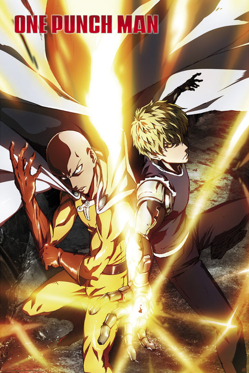 One Punch Man Saitama And Genos Poster 61X91 5cm | Yourdecoration.co.uk