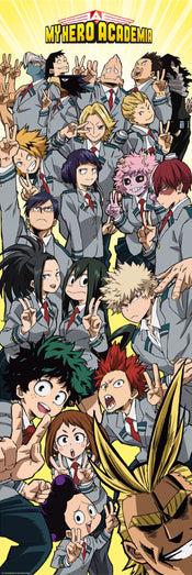 Abystyle My Hero Academia Door Poster Classroom Poster 53X158cm | Yourdecoration.co.uk