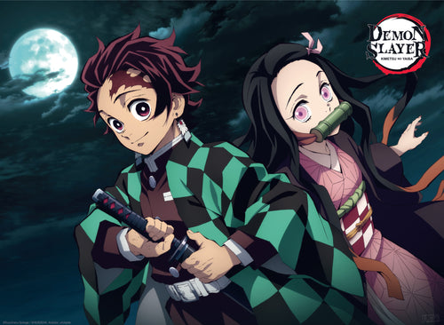 Demon Slayer Tanjiro And Nezuko Poster 52X38cm | Yourdecoration.co.uk