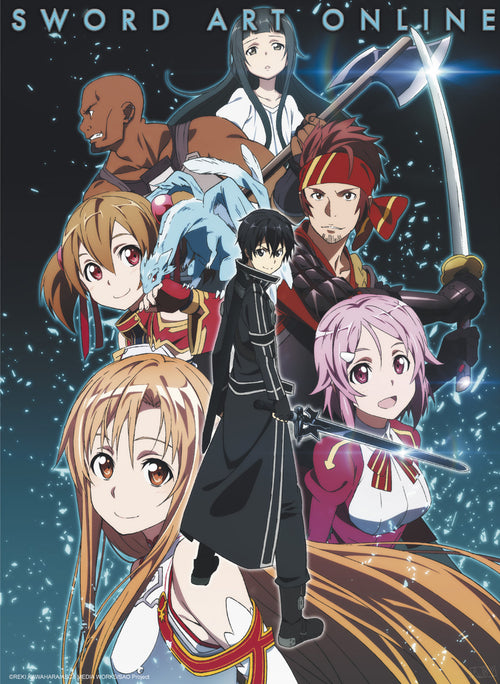 Sword Art Online Party Members Poster 38X52cm | Yourdecoration.co.uk