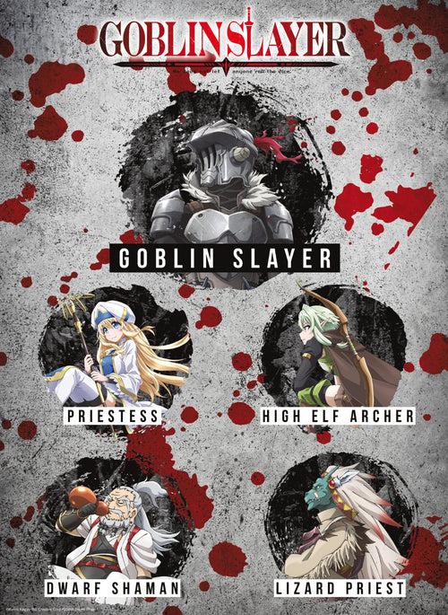 Goblin Slayer Characters Poster 38X52cm | Yourdecoration.co.uk