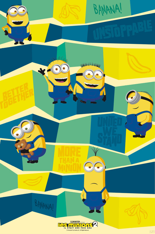 Minions Minions Everywhere Poster 61X91 5cm | Yourdecoration.co.uk