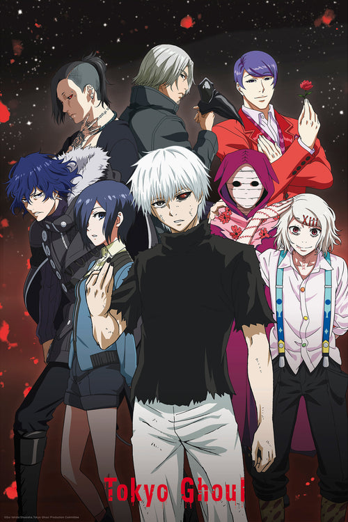 Tokyo Ghoul Group Poster 61X91 5cm | Yourdecoration.co.uk