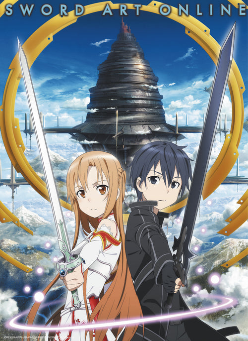 Sword Art Online Asuna And Kirito Aincrad Poster 38X52cm | Yourdecoration.co.uk