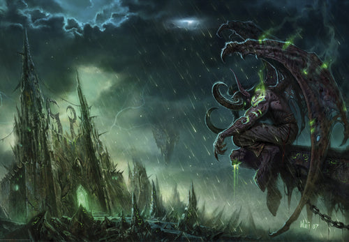 World Of Warcraft Illidan Stormrage Poster 91 5X61cm | Yourdecoration.co.uk