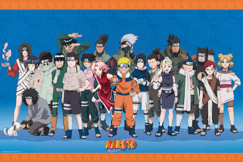 Naruto Konoha Ninjas Poster 91 5X61cm | Yourdecoration.co.uk