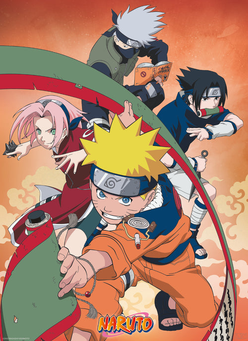 Naruto Team 7 Poster 38X52cm | Yourdecoration.co.uk