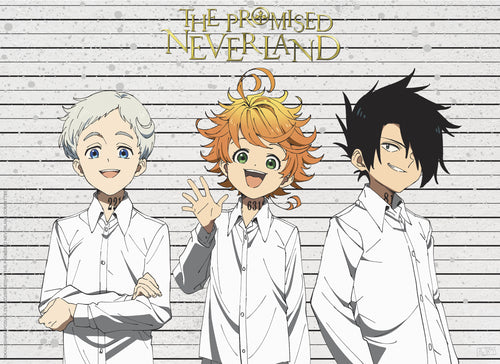 The Promised Neverland Mug Shots Poster 52X38cm | Yourdecoration.co.uk