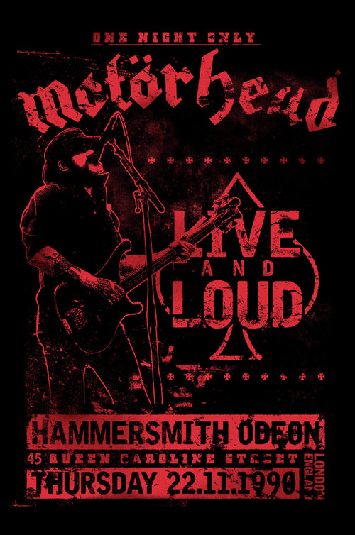 Abystyle Gbydco170 Motorhead Loud And Live Poster 61x91,5cm | Yourdecoration.co.uk