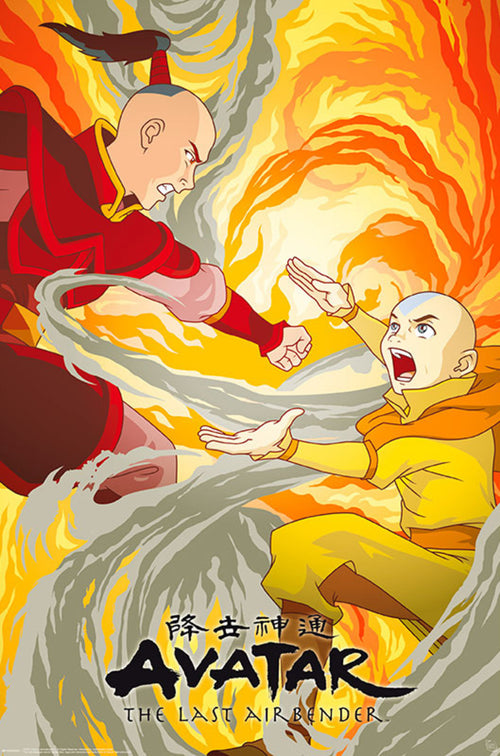 Abystyle Gbydco199 Avatar Aang Vs Zuko Poster 61x91,5cm | Yourdecoration.co.uk