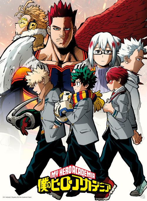 Abystyle Gbydco245 My Hero Academia Endeavor Agency Arc Poster 38x52cm | Yourdecoration.co.uk