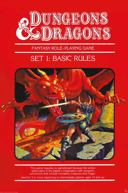 Abystyle Gbydco388 Dungeons And Dragons Basic Rules Poster 61x91,5cm | Yourdecoration.co.uk