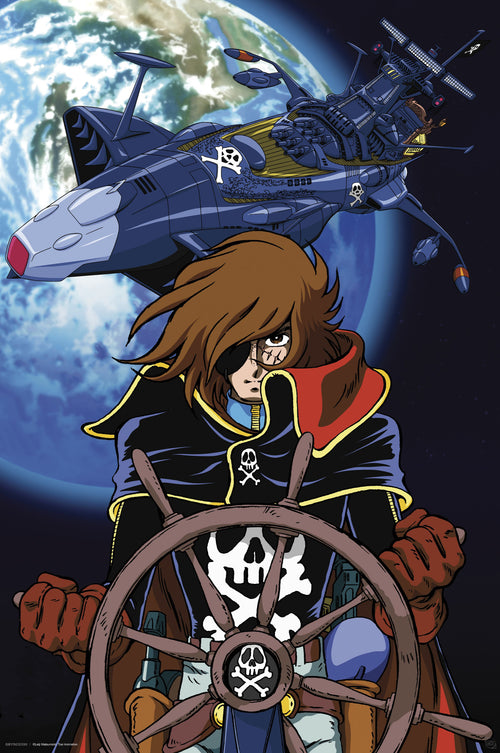 Abystyle Gbydco390 Captain Harlock Poster 61x91-5cm | Yourdecoration.co.uk