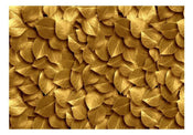 Wall Mural - Golden Leaves 400x280cm - Non-Woven Murals