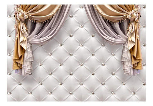 Wall Mural - Curtain of Luxury 350x245cm - Non-Woven Murals