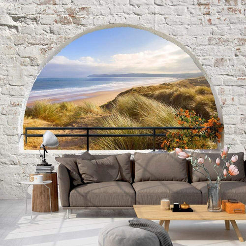 Wall Mural - Hidden Beach 100x70cm - Non-Woven Murals