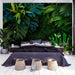 Wall Mural - Dark Jungle 400x280cm - Non-Woven Murals