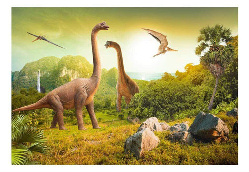 Wall Mural - Dinosaurs 200x140cm - Non-Woven Murals