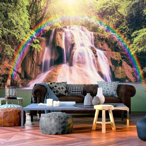 Wall Mural - Magical Waterfall 300x210cm - Non-Woven Murals