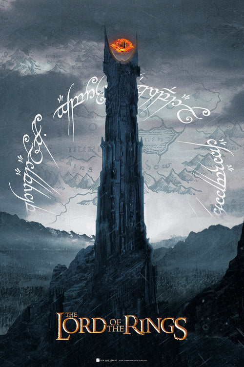 Gbeye Lord Of The Rings Sauron Tower Poster 61X91 5cm | Yourdecoration.co.uk