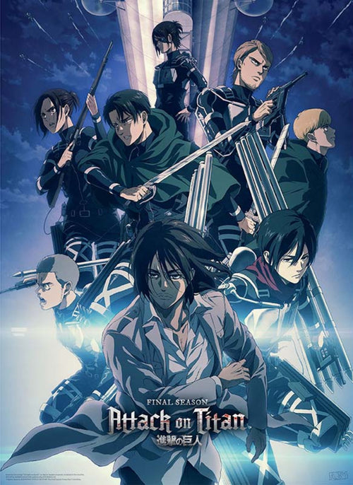 GBeye Attack On Titan Season 4 Group Shot Poster 38x52cm | Yourdecoration.co.uk