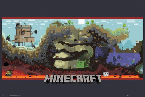 GBeye Minecraft Underground Poster 91,5x61cm | Yourdecoration.co.uk