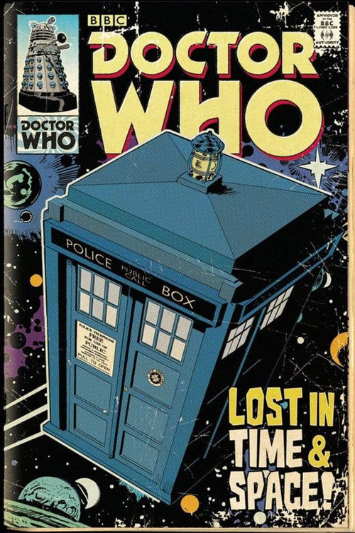 GBeye Doctor Who Tardis Comic Poster 61x91,5cm | Yourdecoration.co.uk