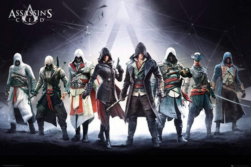 GBeye Assassins Creed Characters Poster 61x91,5cm | Yourdecoration.co.uk