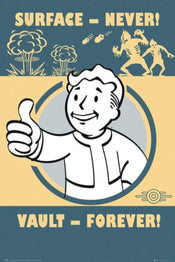 GBeye Fallout 4 Vault Forever Poster 61x91,5cm | Yourdecoration.co.uk