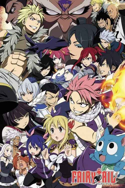 GBeye Fairy Tail Season 6 Key Art Poster 61x91,5cm | Yourdecoration.co.uk