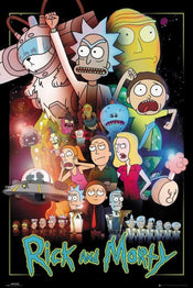 GBeye Rick and Morty Wars Poster 61x91,5cm | Yourdecoration.co.uk