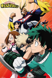 GBeye My Hero Academia Heroes Poster 61x91,5cm | Yourdecoration.co.uk