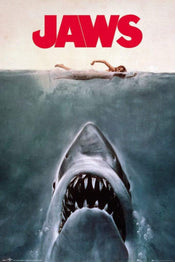 GBeye Jaws Key Art Poster 61x91,5cm | Yourdecoration.co.uk