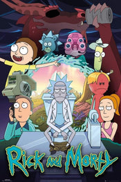 GBeye Rick and Morty Season 4 Part One V2 Poster 61x91,5cm | Yourdecoration.co.uk