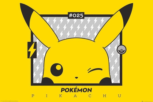 GBeye Pokemon Pikachu Wink Poster 91,5x61cm | Yourdecoration.co.uk