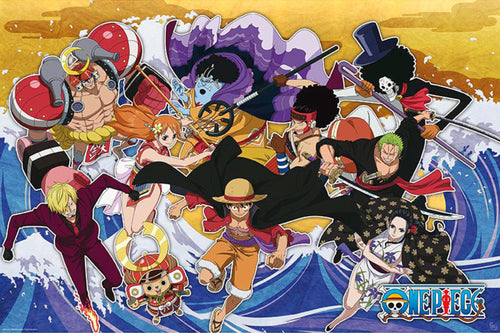 Gbeye GBYDCO036 One Piece The Crew In Wano Country Poster 91-5x61cm | Yourdecoration.co.uk