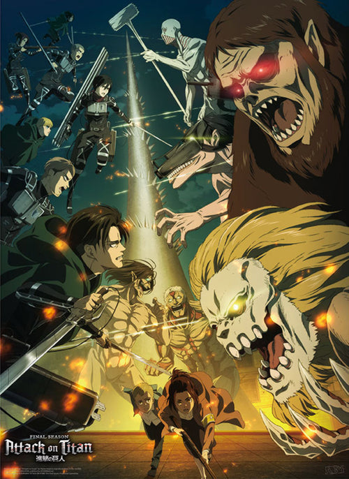 Gbeye Gbydco056 Attack On Titan Paradis Vs Marley Poster 38X52cm | Yourdecoration.co.uk