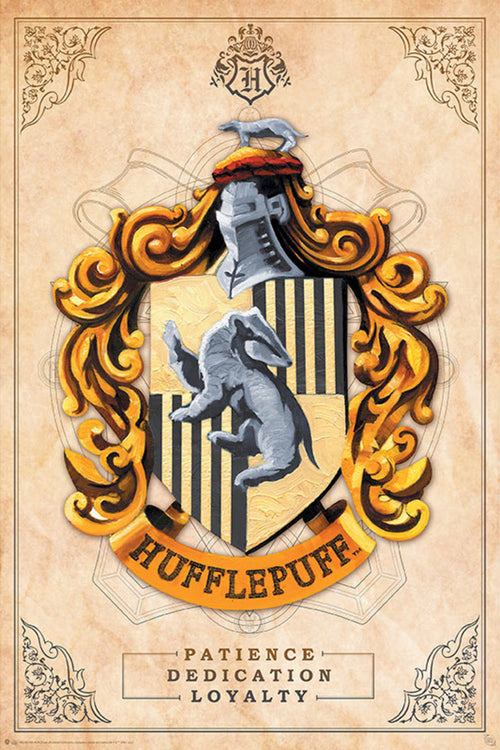 gbeye gbydco065 harry potter hufflepuff poster 61x91 5cm  | Yourdecoration.co.uk