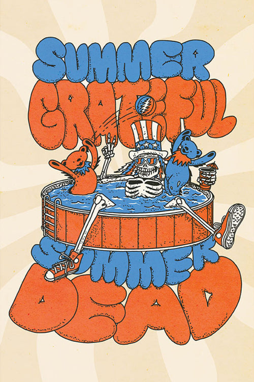 gbeye gbydco182 grateful dead summer poster 61x91 5cm | Yourdecoration.co.uk